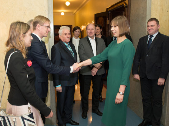 Komisjoni väljasõiduistung: kohtumine riigikaitse kõrgeima juhi, Vabariigi Presidendi Kersti Kaljulaidiga, 16. jaanuar 2017